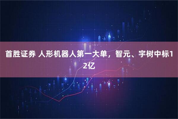 首胜证券 人形机器人第一大单,智元、宇树中标12亿