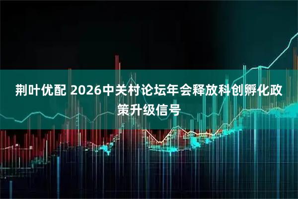 荆叶优配 2026中关村论坛年会释放科创孵化政策升级信号